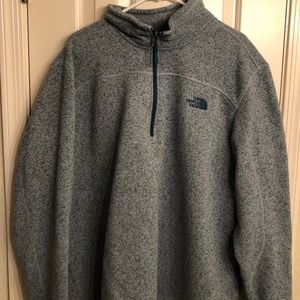 Men’s XXL The North Face pull over heather blue